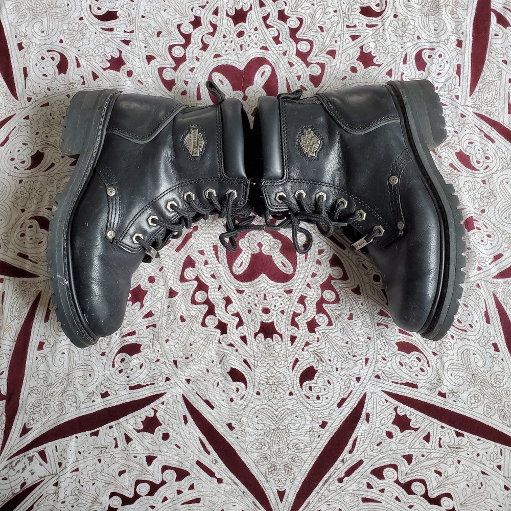 Harley combat boots